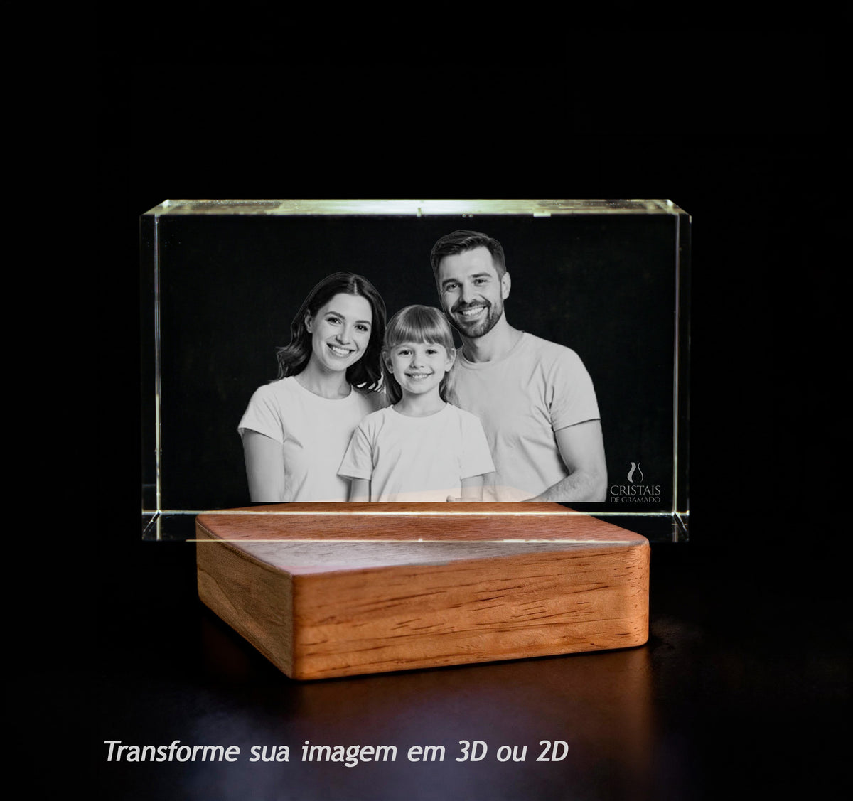Foto no Cristal