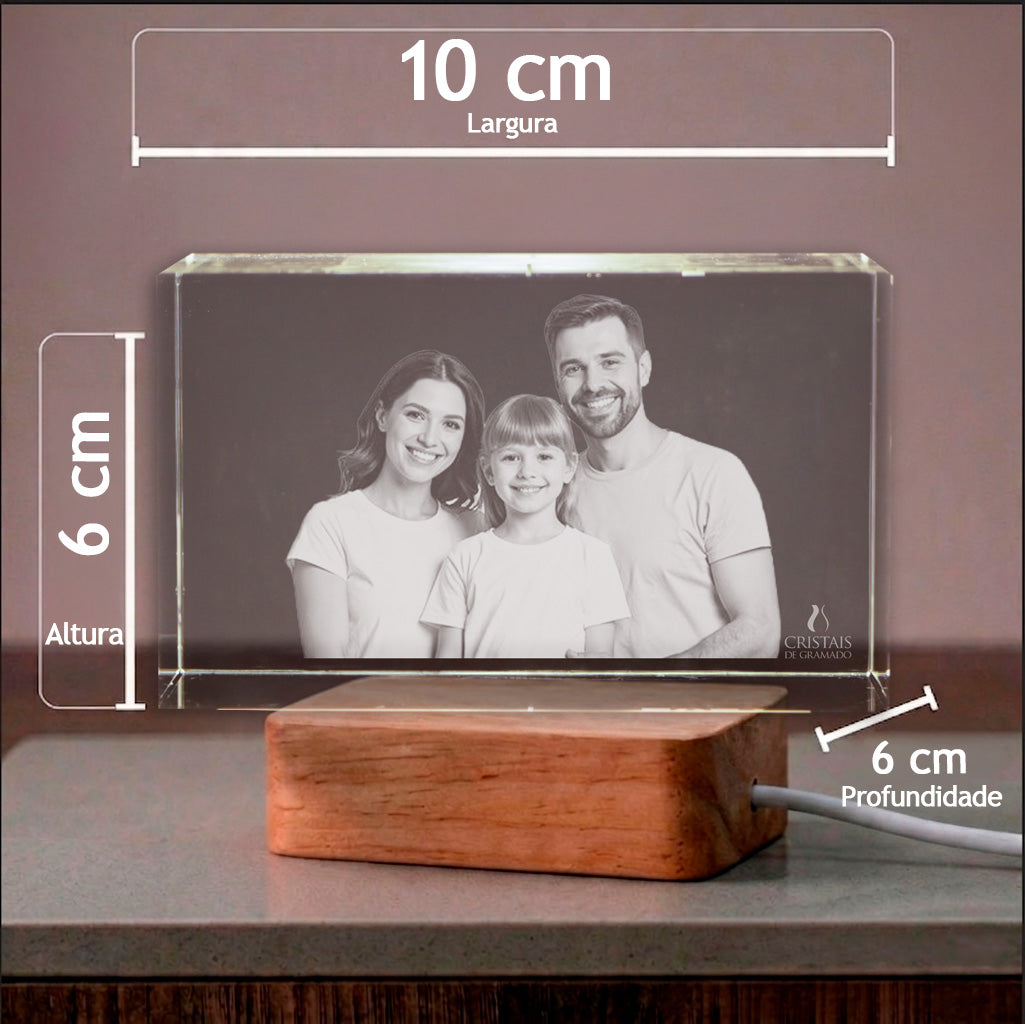 Foto no Cristal